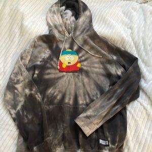 HUF South Park XL tye dye hoodie - MENS